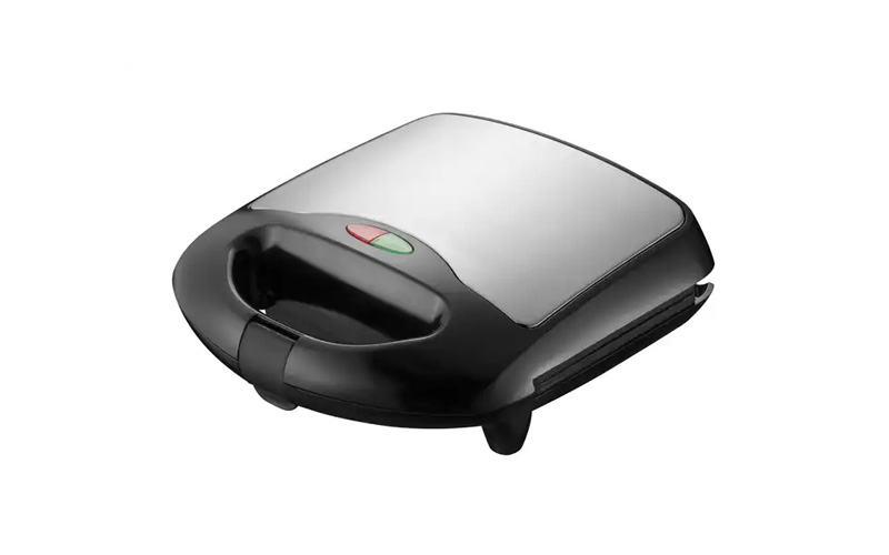 Customize Waffle Sandwich Maker with Thermostat Control and Non-Stick Plates