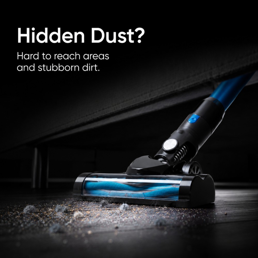 Cross-Border Bestselling Handheld Vacuum | LED Light + Wall Mount | Ideal for Short Video Marketing