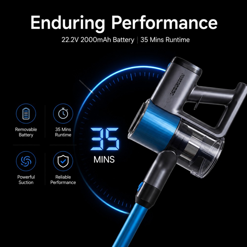 Cross-Border Bestselling Handheld Vacuum | LED Light + Wall Mount |<img class=