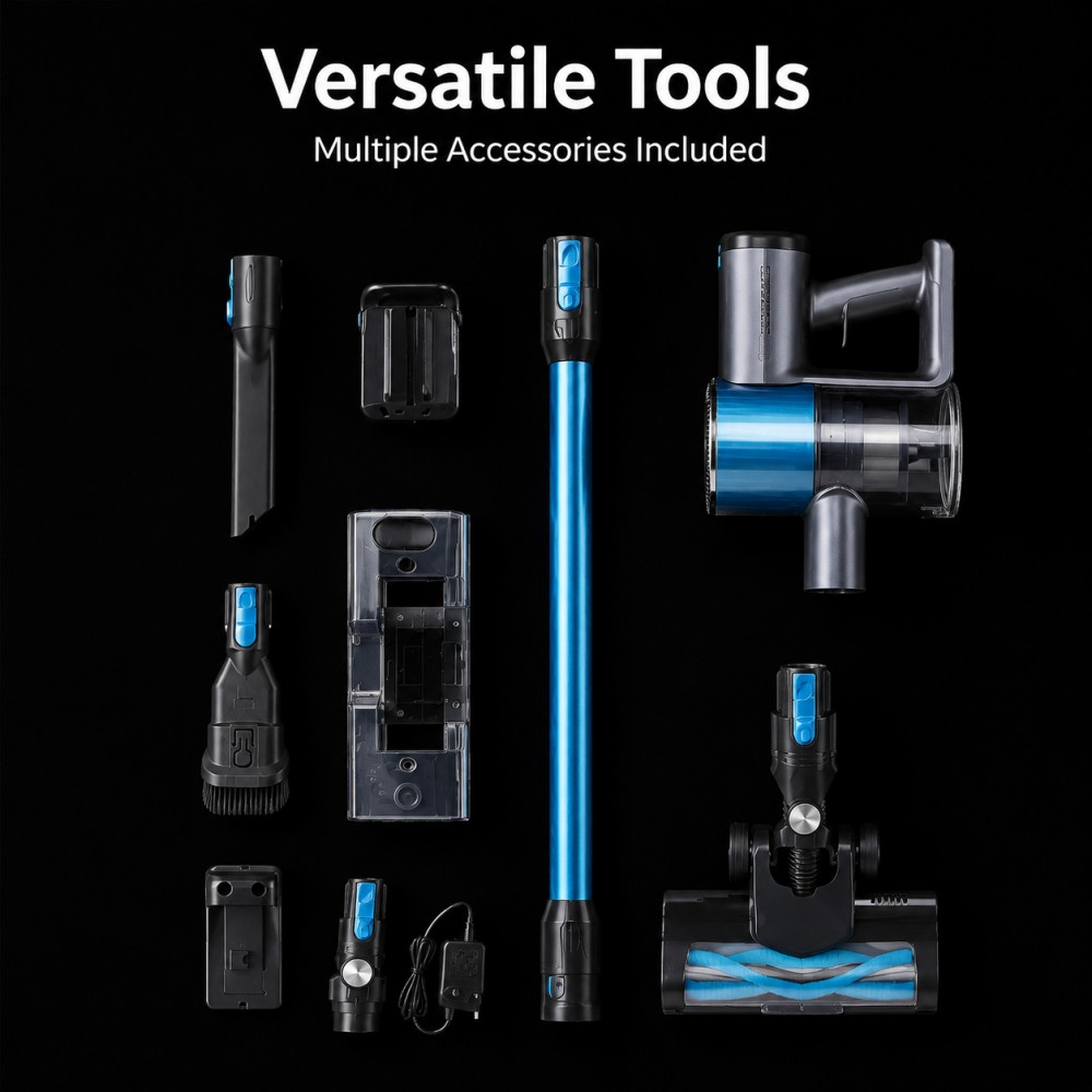 Cross-Border Bestselling Handheld Vacuum | LED Light + Wall Mount | Ideal for Short Video Marketing