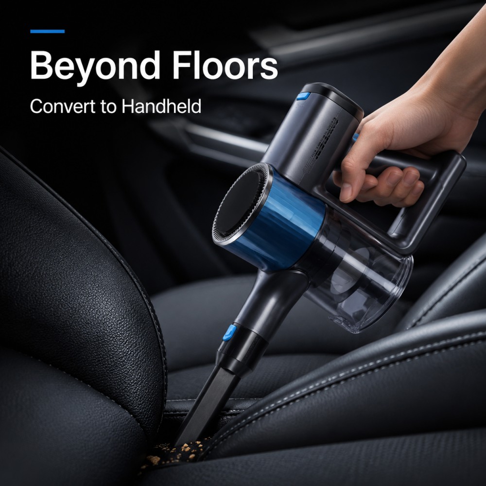Cross-Border Bestselling Handheld Vacuum | LED Light + Wall Mount |<img class=