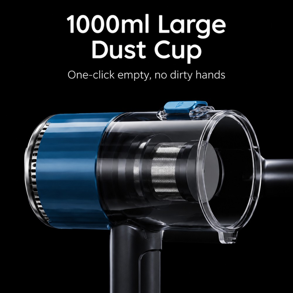 Cross-Border Bestselling Handheld Vacuum | LED Light + Wall Mount | Ideal for Short Video Marketing