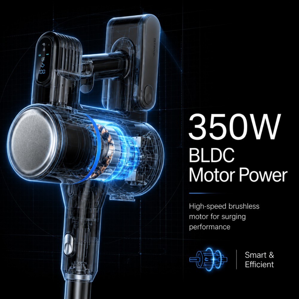 Brushless Motor Technology: Extends motor lifespan by 3x, reducing return rates to under 1%| Worldwide Voltage Compatibility: Supports 100–240V input, works across European grids without adapters|
