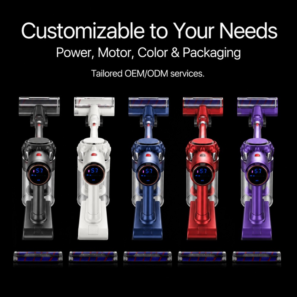 Three-Speed Control: Adapts suction for carpets, hardwood floors, and car interiors—maximizes versatility with one device| Bagless Cyclone Filtration: Prevents clogging and maintains strong suction—no replacement bags needed, saving long-term costs| 0.8L Large Dust Capacity: Reduces emptying frequency—ideal for large homes or commercial use, boosting cleaning efficiency|