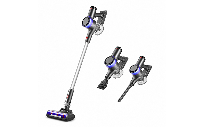 3-Speed Cordless Vacuum One-Touch Empty & Breathing Light