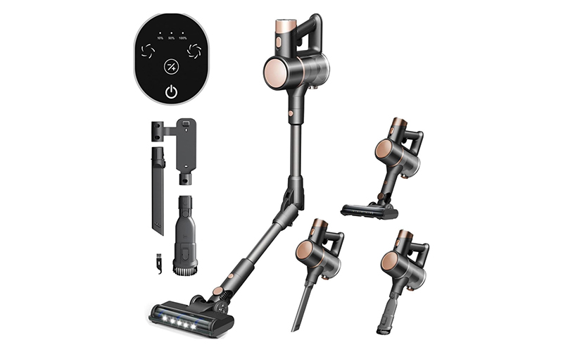 Commercial Cordless Vacuum | 25kPa Suction + HEPA Filter | For Hotel Cleaning