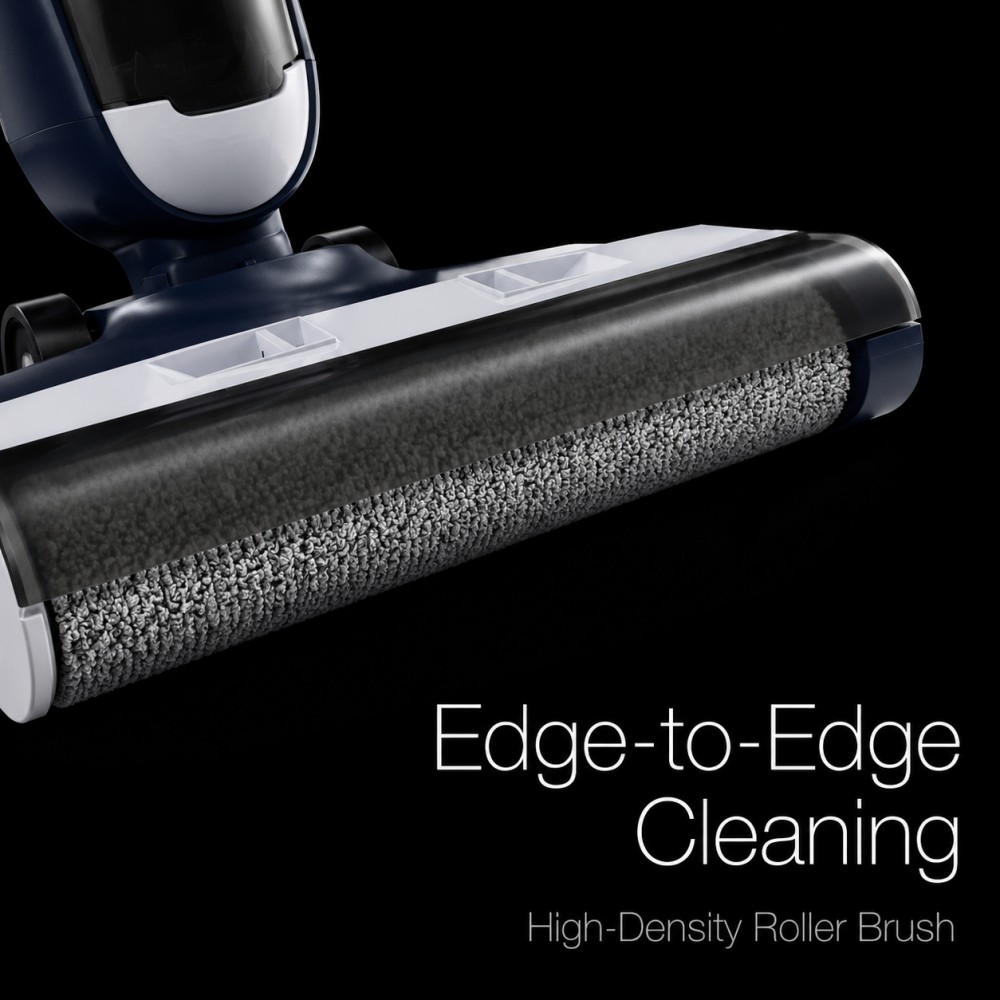 Separate tanks: 0.5L clean and 0.42L dirty water to help keep cleaning hygienic. Clear performance positioning: Smart 5–7kPa and Dry 4–6kPa, with up to 25 min runtime (dry mode). No hot-air drying (explicit), helping set correct expectations and reduce returns.