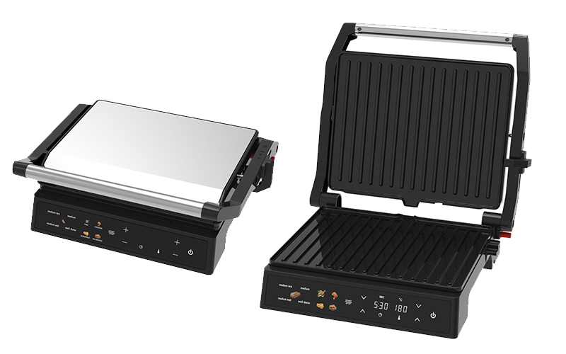 180° Open Electric Grill | 90-Min Auto Shut-Off | Ideal for Busy Parents