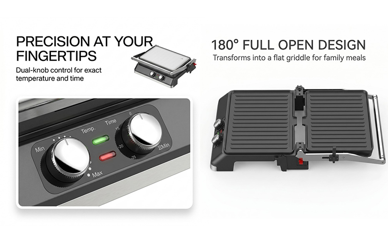 OEM Electric Grill Supplier with 1-Year Warranty & Free Spare Parts