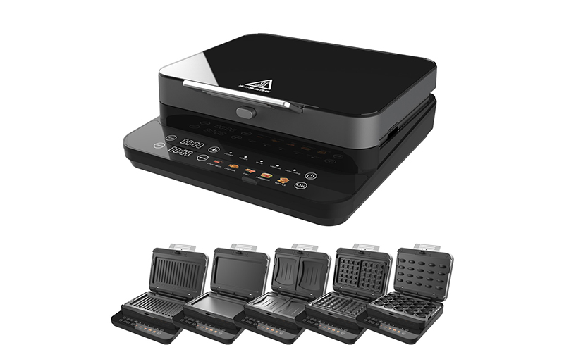 Instagrammable Dual-Heating Waffle Press | Gift-Ready | Eco-Packaging Option OEM